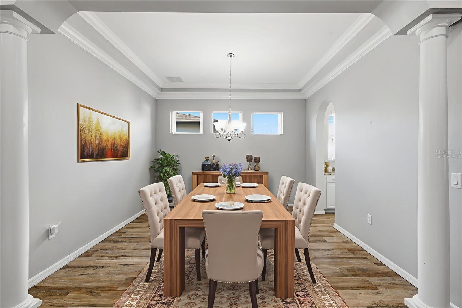 Dining Room-Virtually Staged