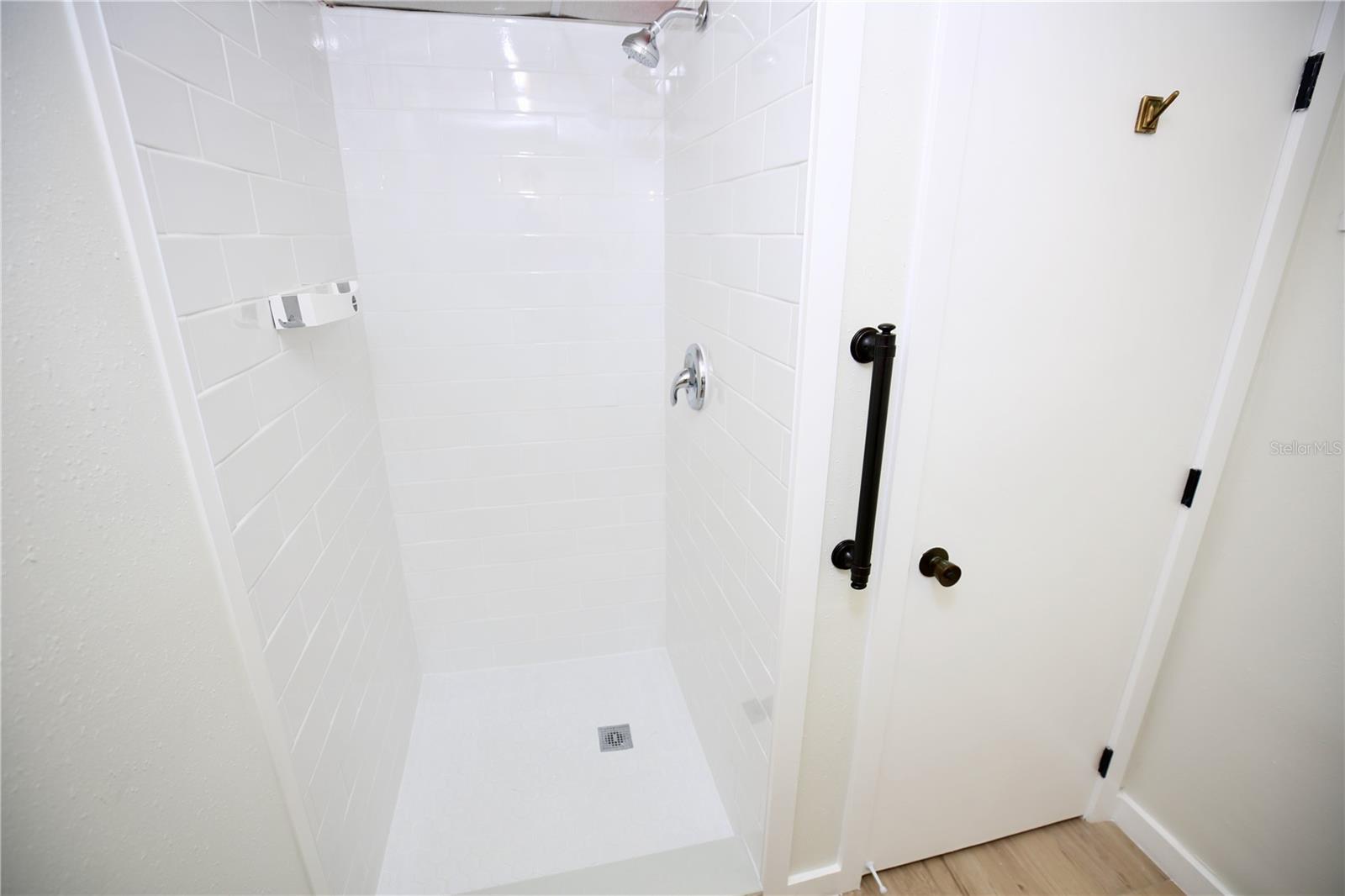 In-suite bath shower