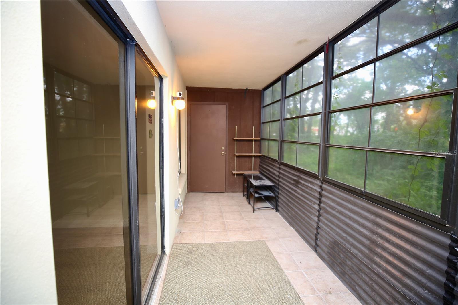 Lanai looking at Laundry Room door