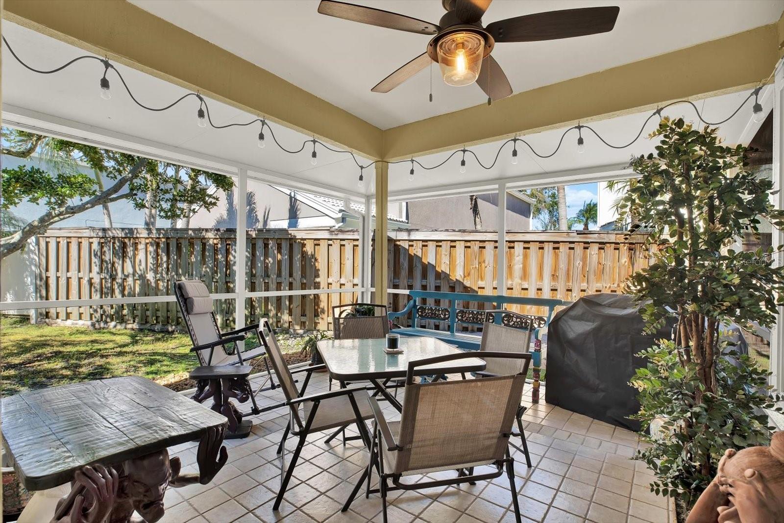 Lanai - accessible from Living Room or Master Bedroom