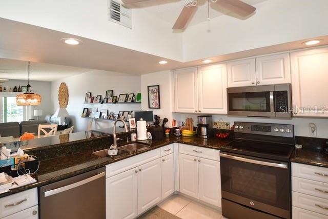 The kitchen is large enough to accommodate lots of helpers!