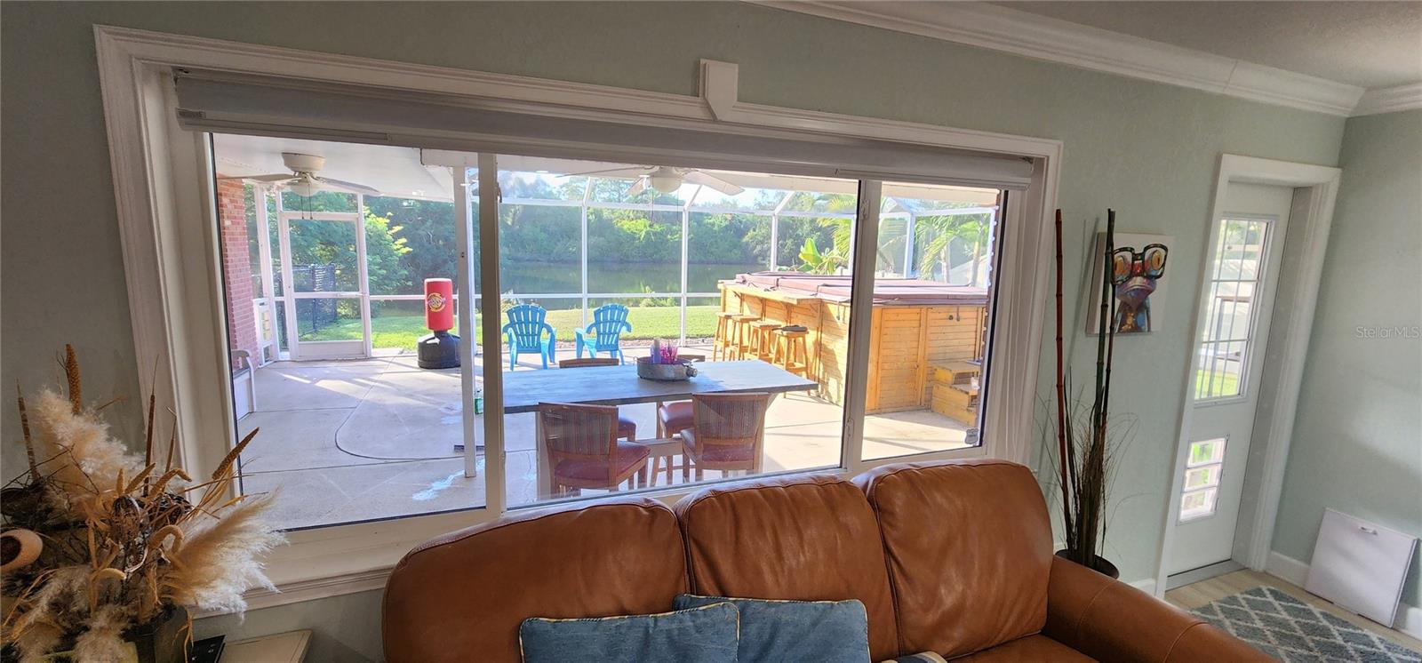 plantation shutters on multiple windows!