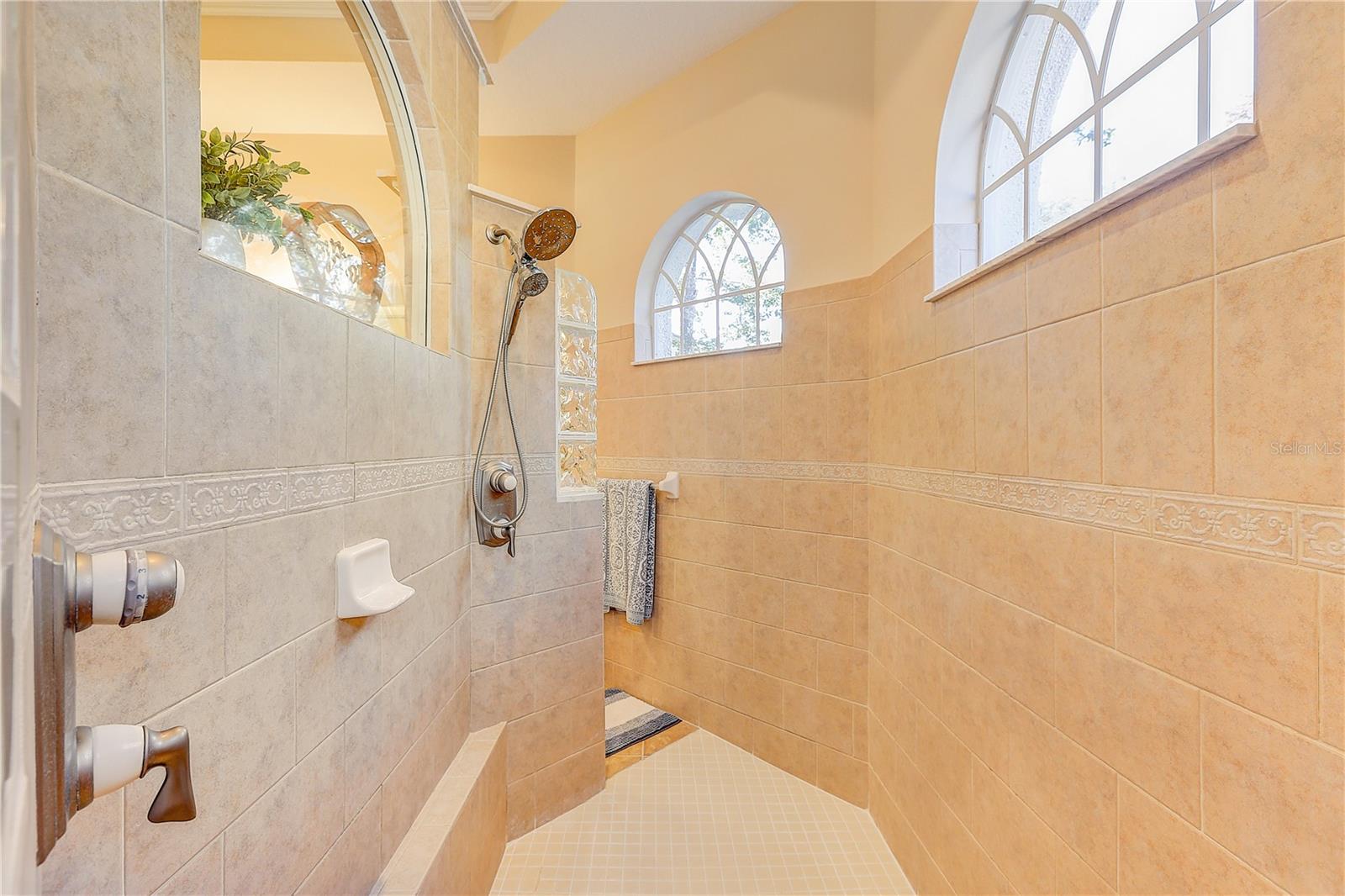 primary bathroom shower