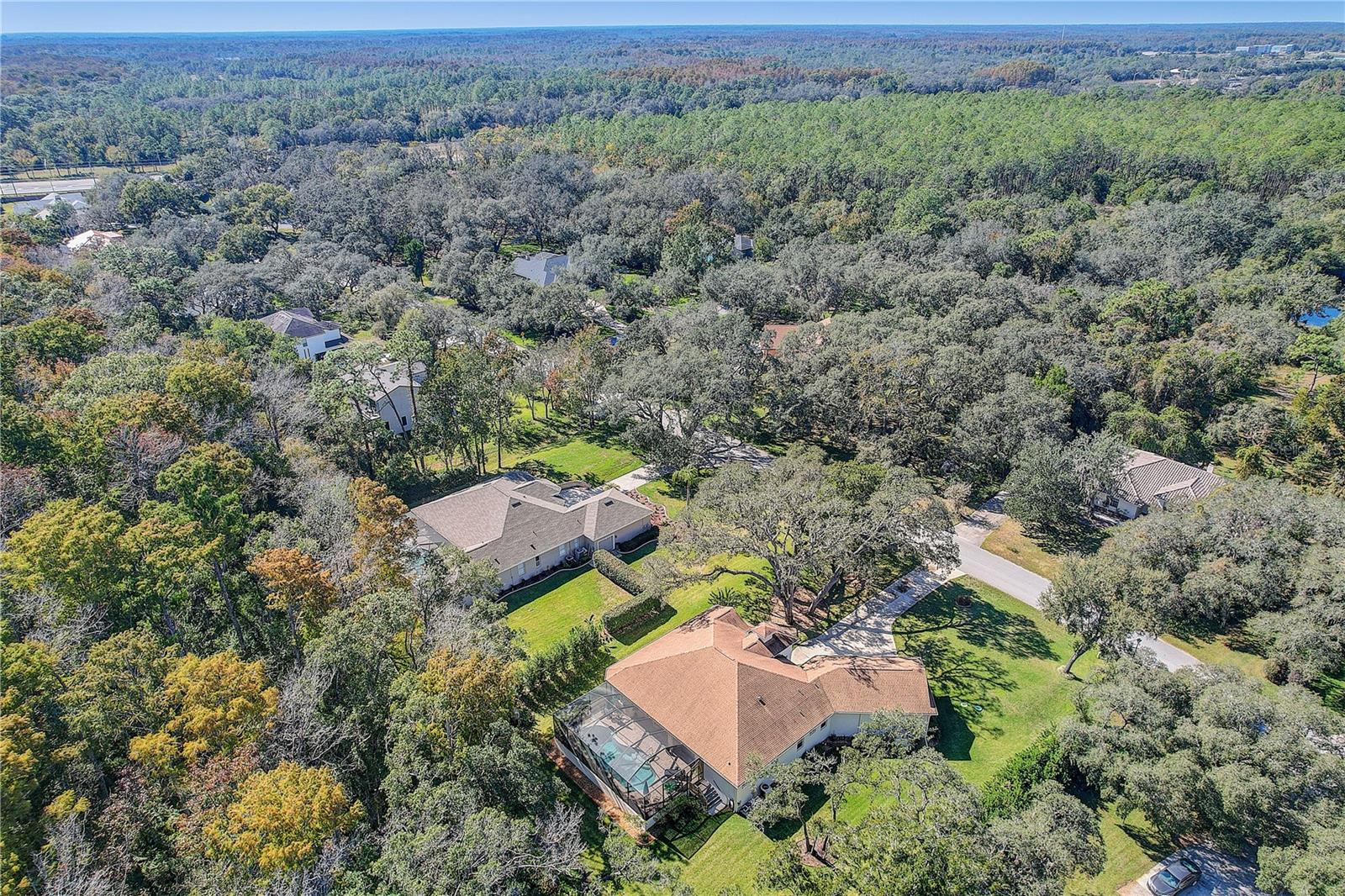 far away from neighbors