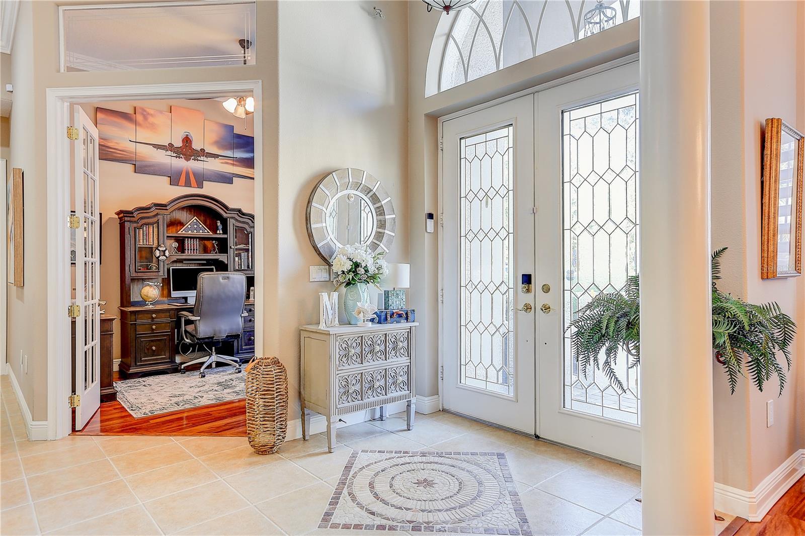 to office,right side of entry