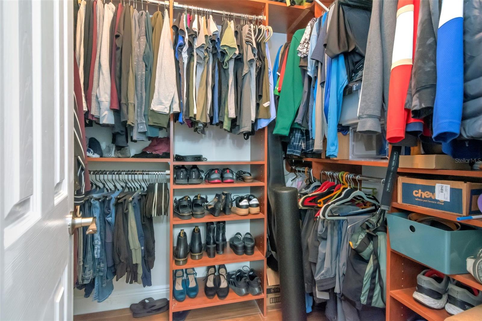 Primary walk-in closet