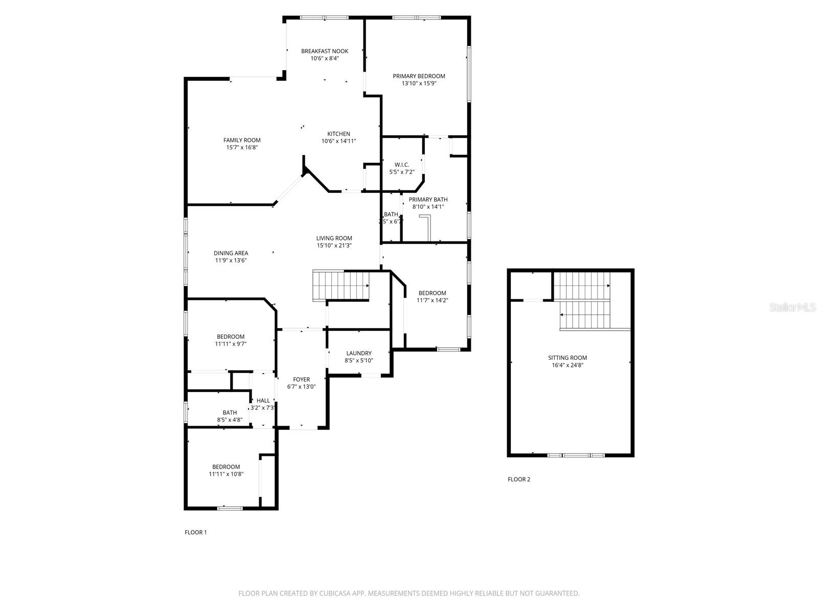 FLoor Plan — Both Levels