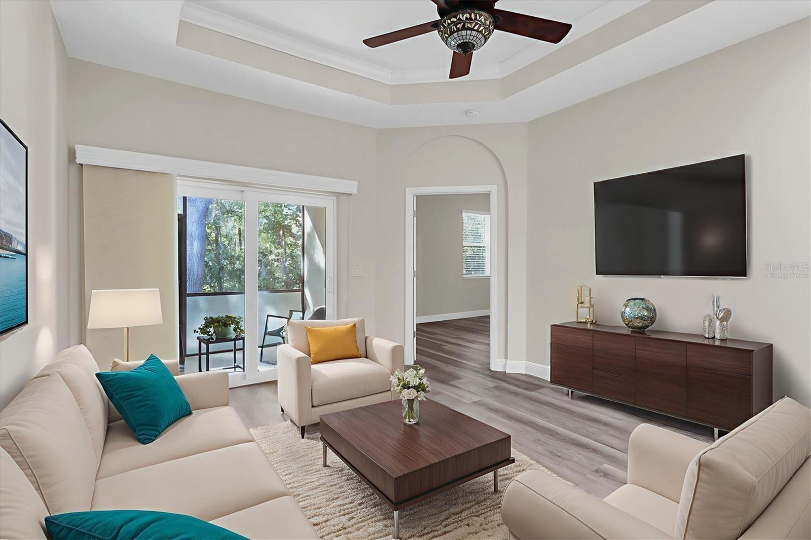 Living Room Virtually Staged