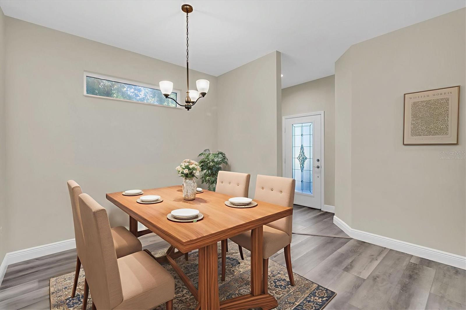 Dining Area Virtually Staged