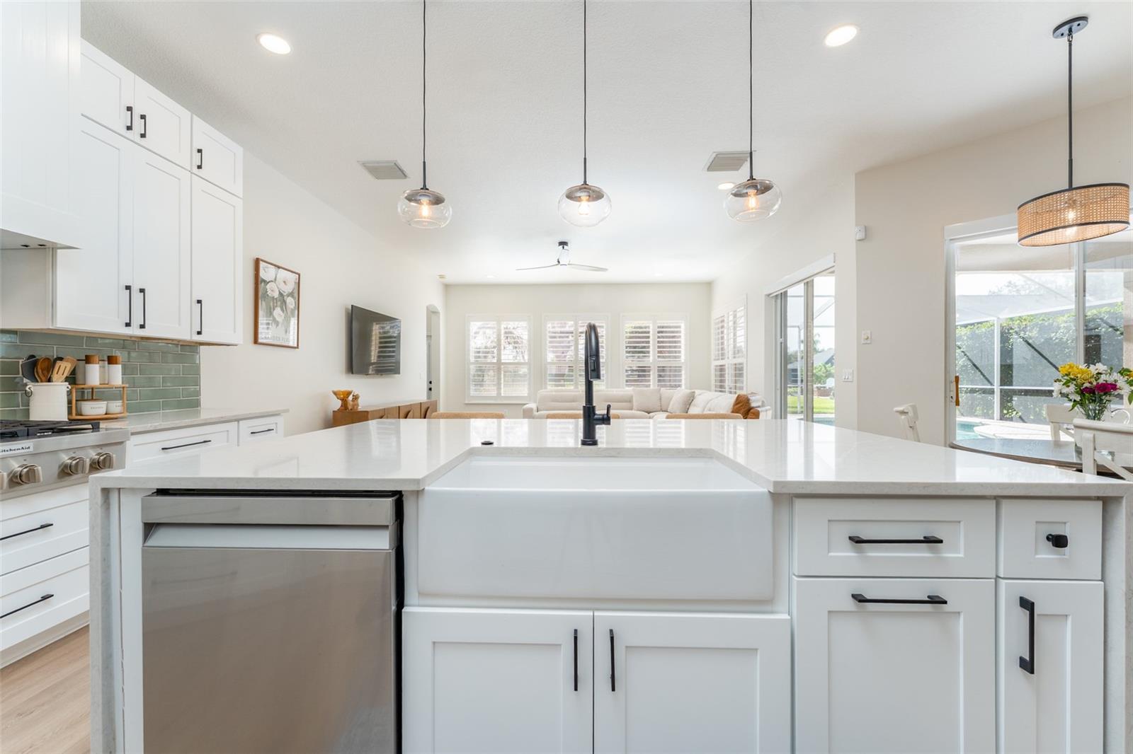 Custom Brand New Plantation Shutters Through-out the home on all windows