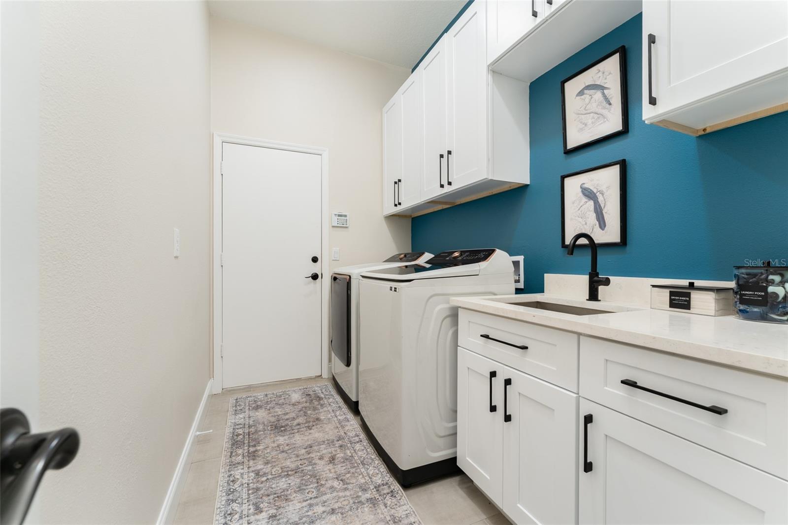 Extra Spacious Laundry Room w/ Brand NEW 42 inch Cabinets, Quartz Counter Top and  New Sink