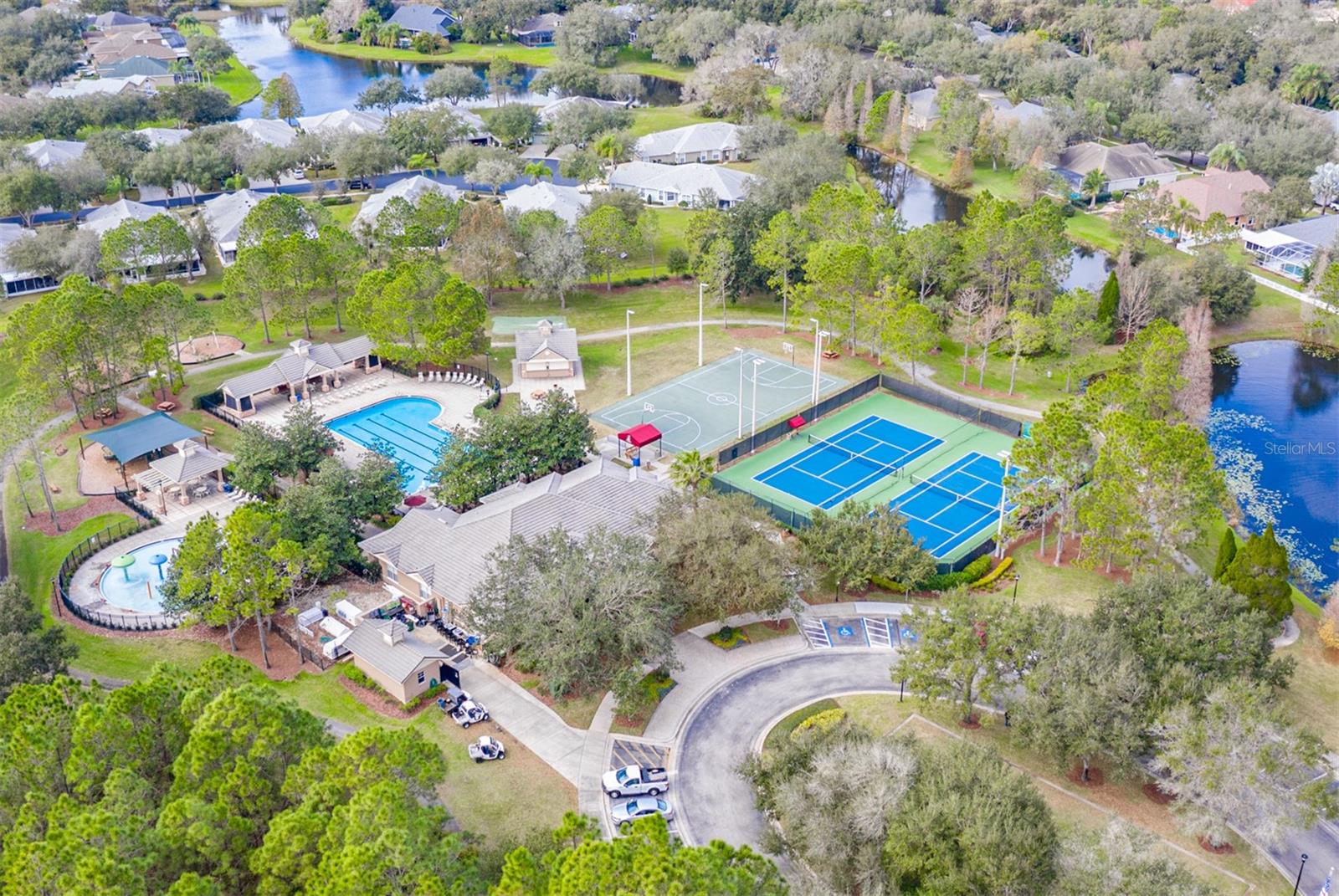 Osprey Club, Tennis, Basketball, Toddler Pool, Lap Pool, Covered Playground and Movie Theater