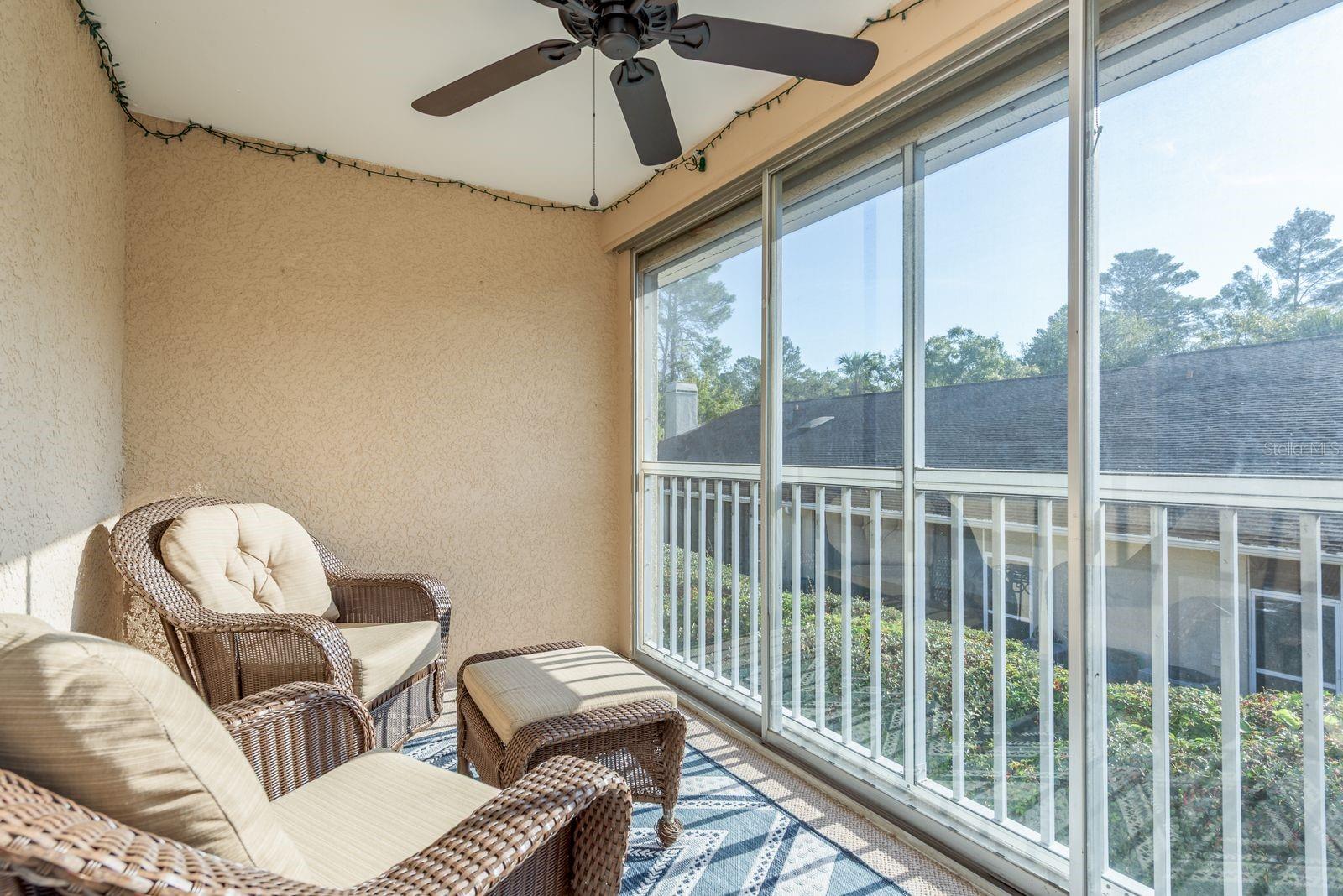 Upstairs Balcony off Primary Bedroom