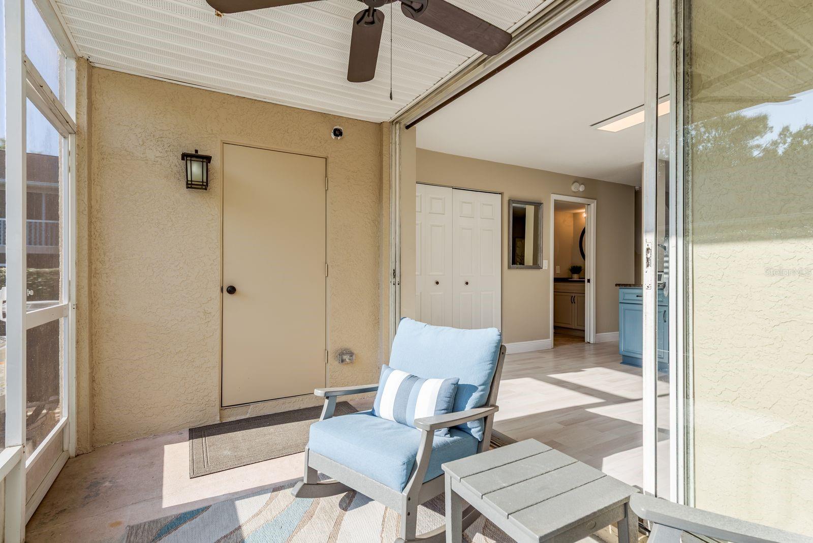 Lower Level Patio w/Storage