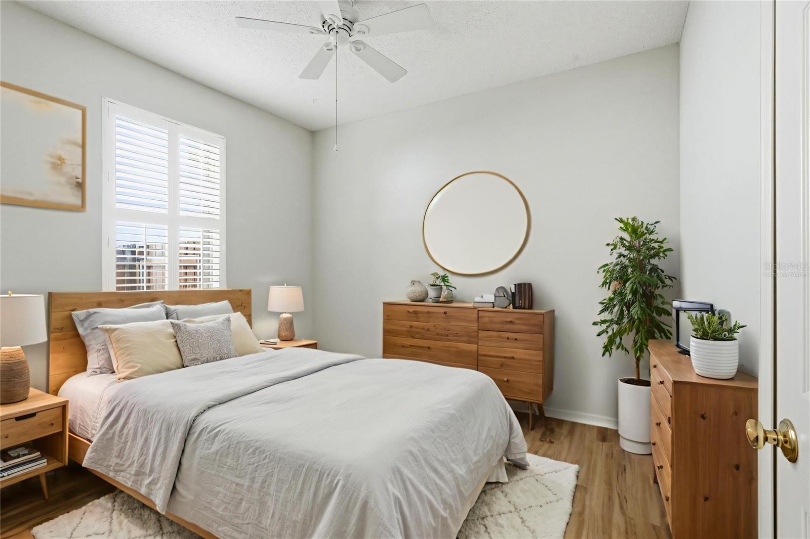 Virtually Staged- Bedroom Three