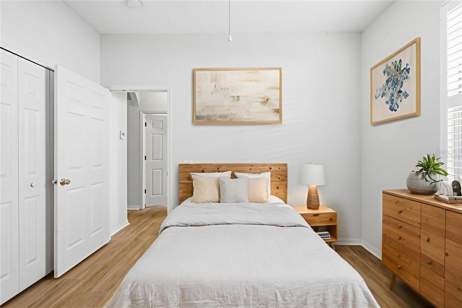 Virtually staged-Bedroom Three