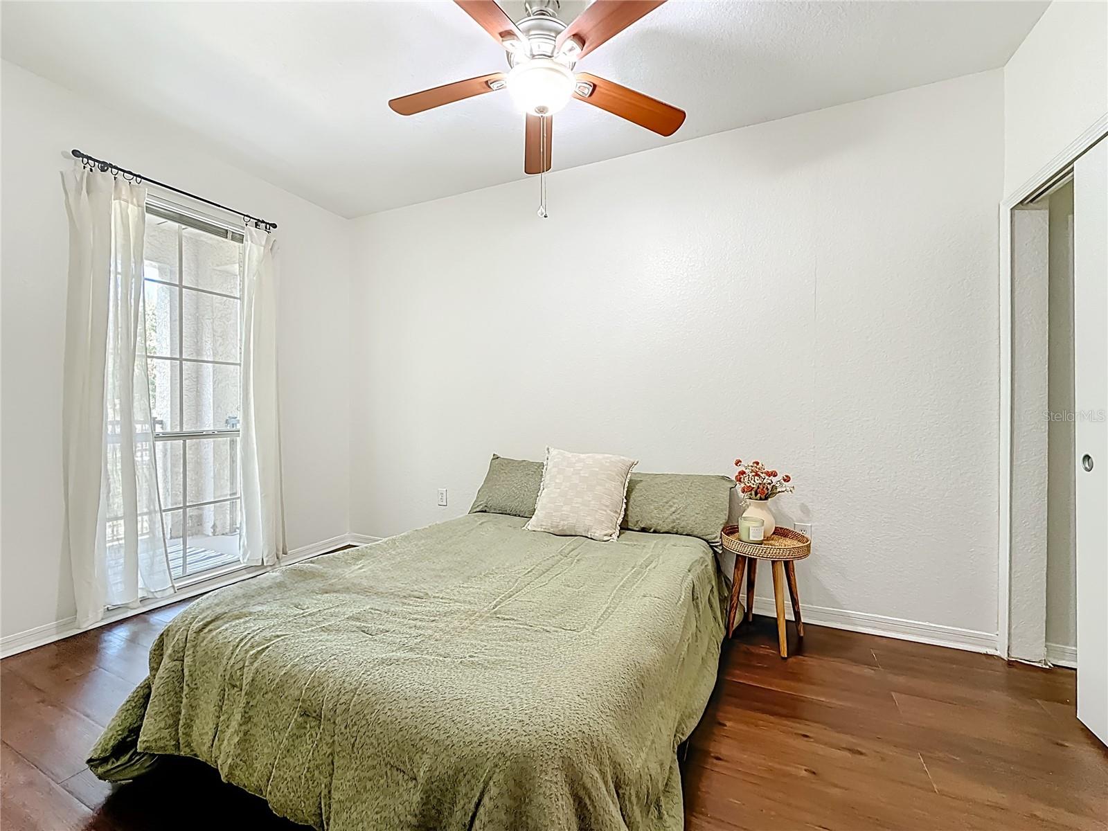 Seconday Bedroom with 2 closets - 1 walk-in closet, 1 built in closet