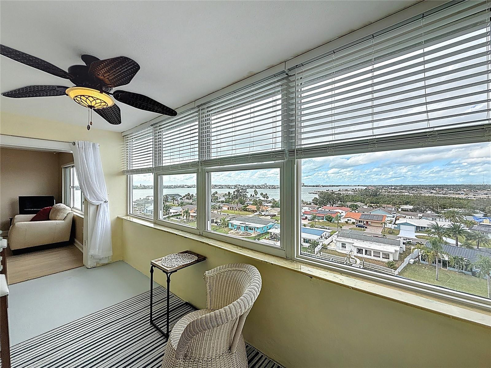 Notice the great views of the Intracoastal from the Florida room
