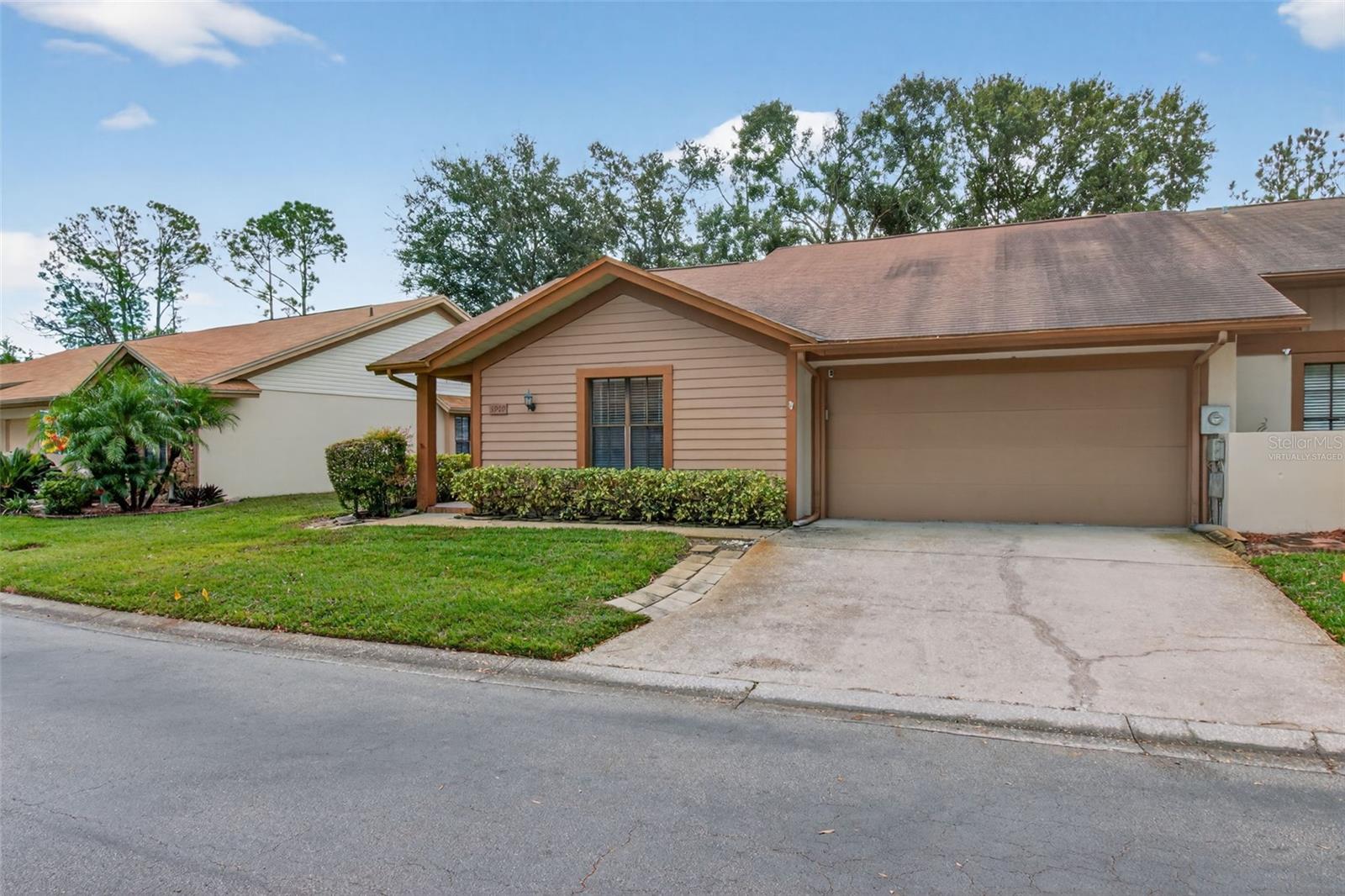 This photo has been virtually staged, primary bedroom with walk in closet
