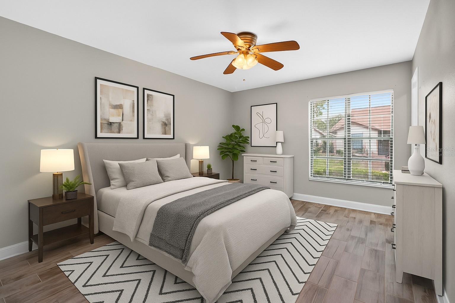 This photo has been virtually staged. Primary BR