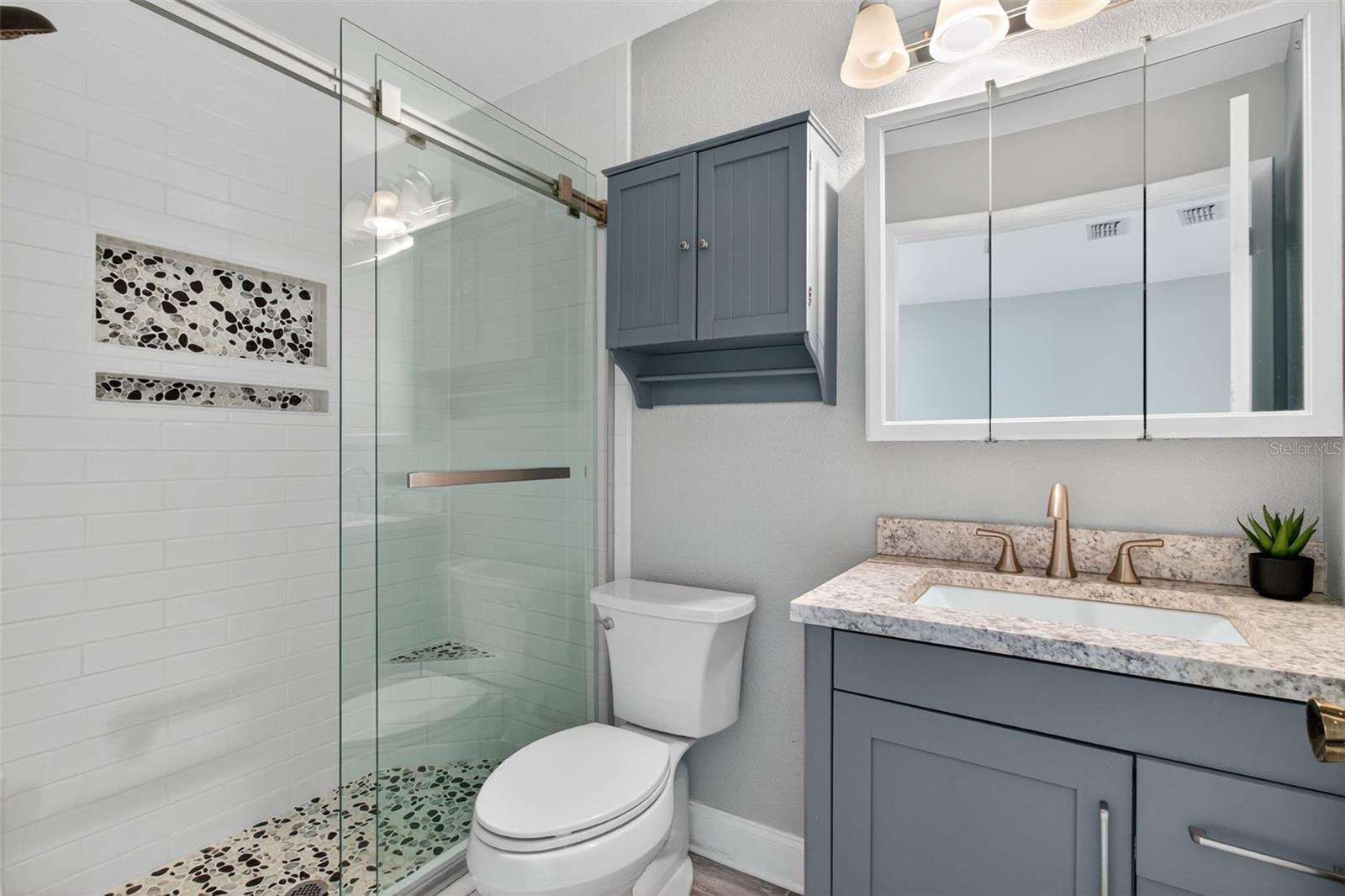 Primary bath with walk in shower