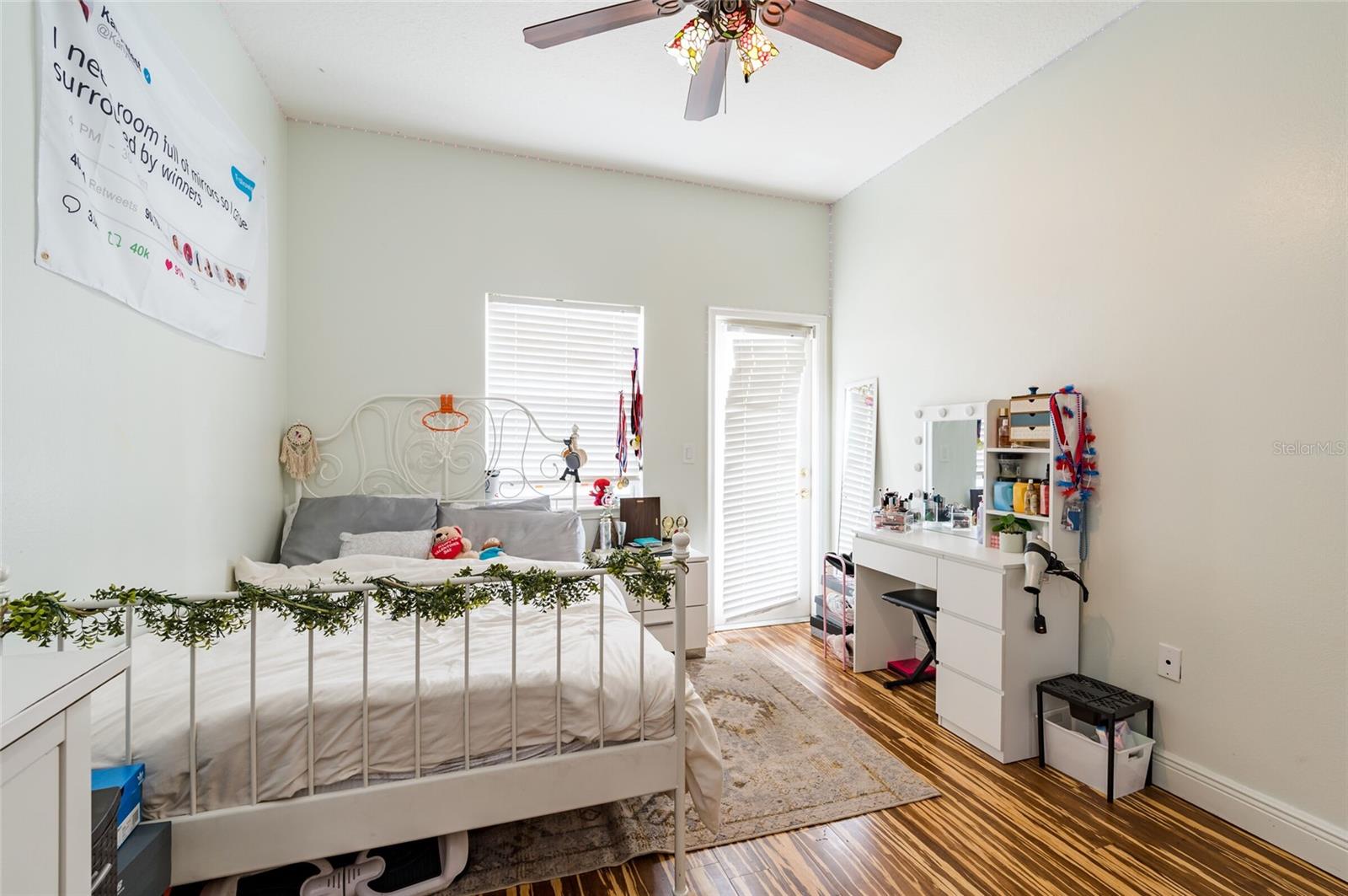 Picture from mainfloor bedroom 3 prior to tenant move in