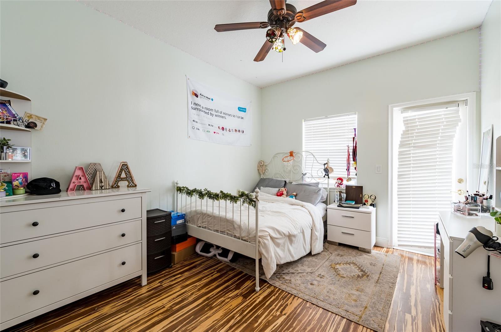 Picture of main floor bedroom 3 prior to tenant move in