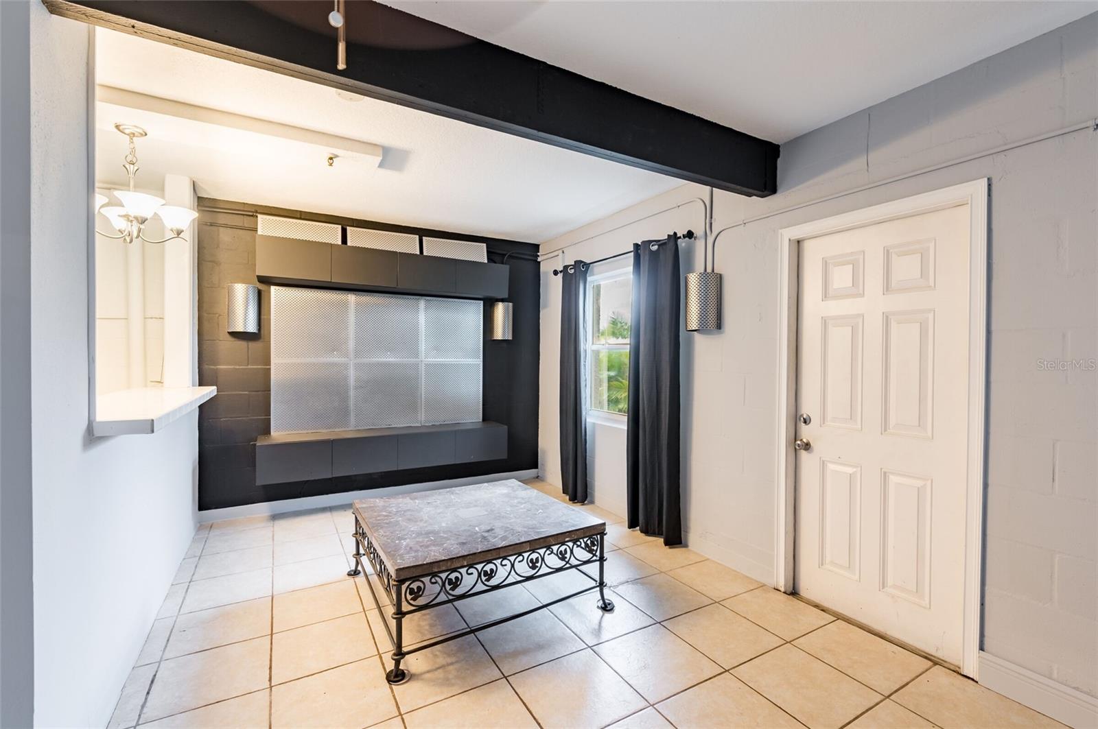 Picture of downstairs suite from prior to storm