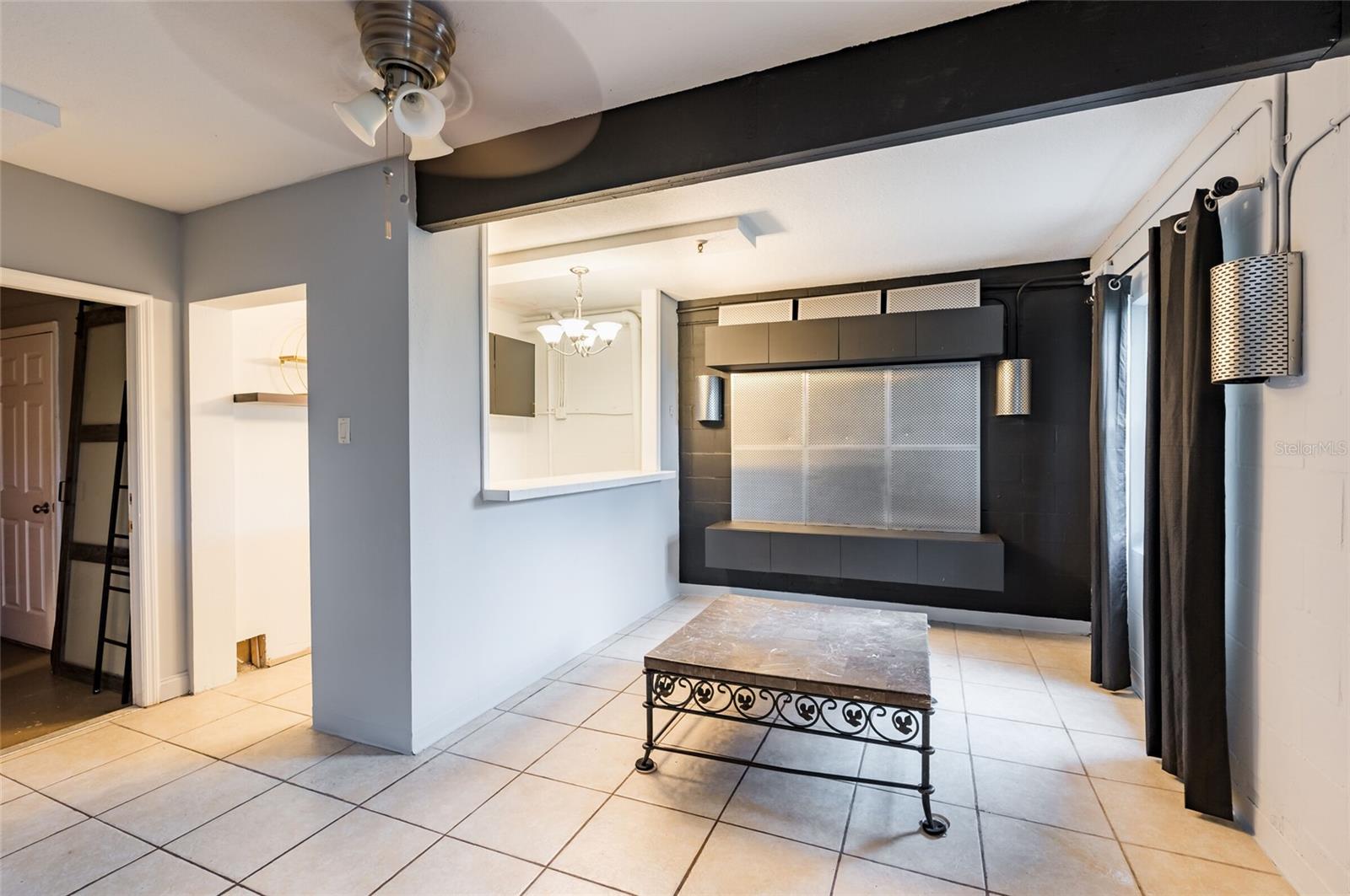 Picture of downstairs suite from prior to storm