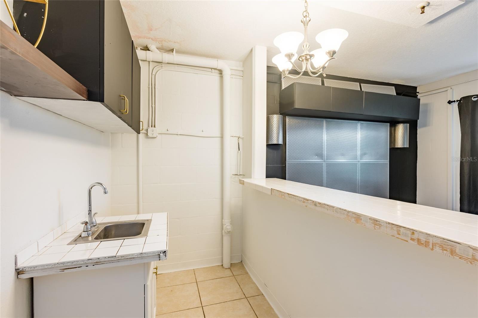 Picture of downstairs suite from prior to storm