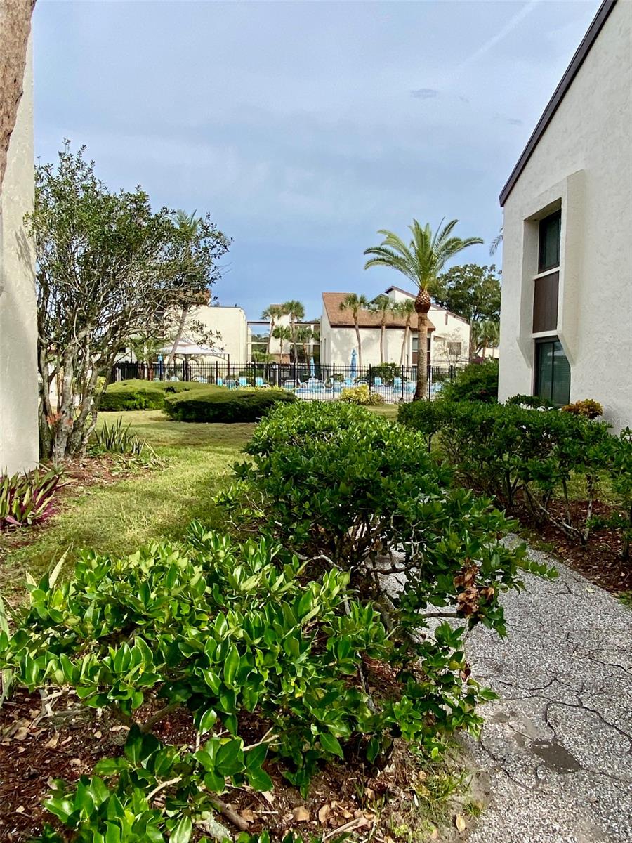 Short walk to the pool