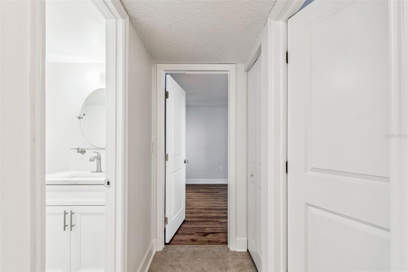 Hallway to Bedrooms & Bathrooms