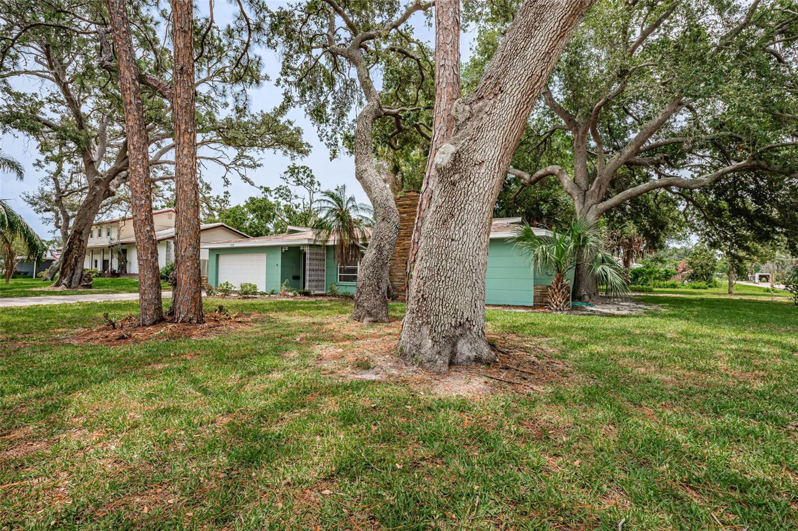 Mid Century terrazzo dream home on huge corner lot.