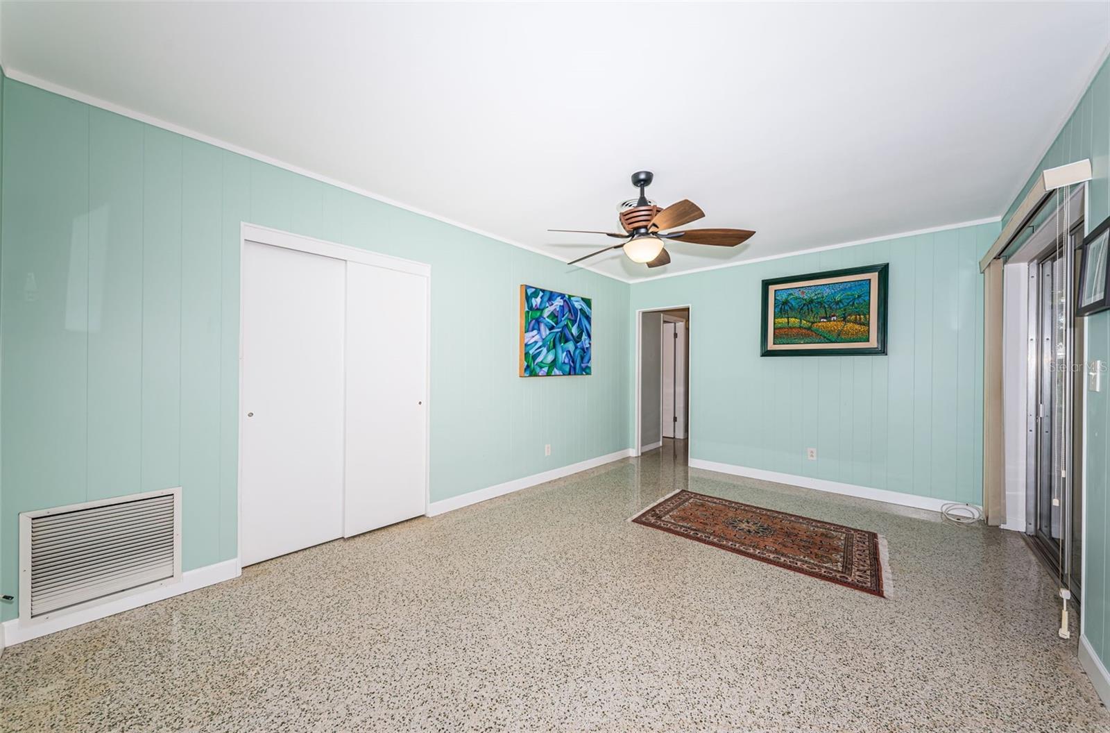 Family room just off of kitchen.