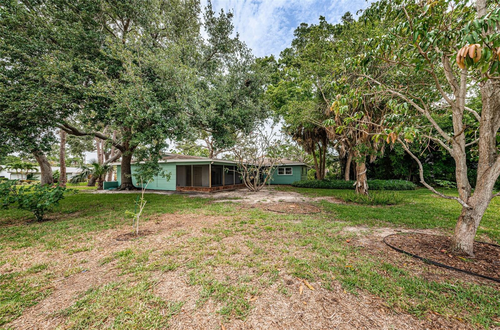 Huge corner lot with plenty of room to add a pool.