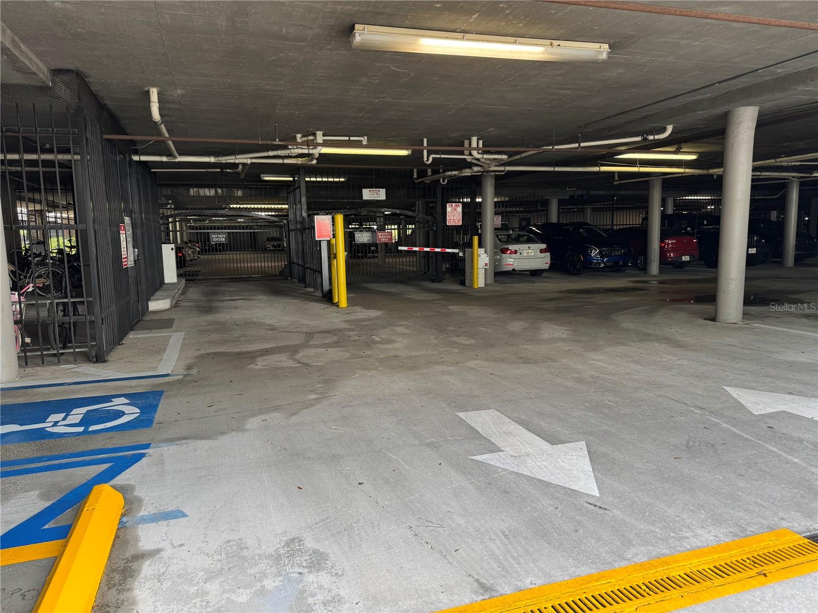 Resident vehicle entry and exit gates