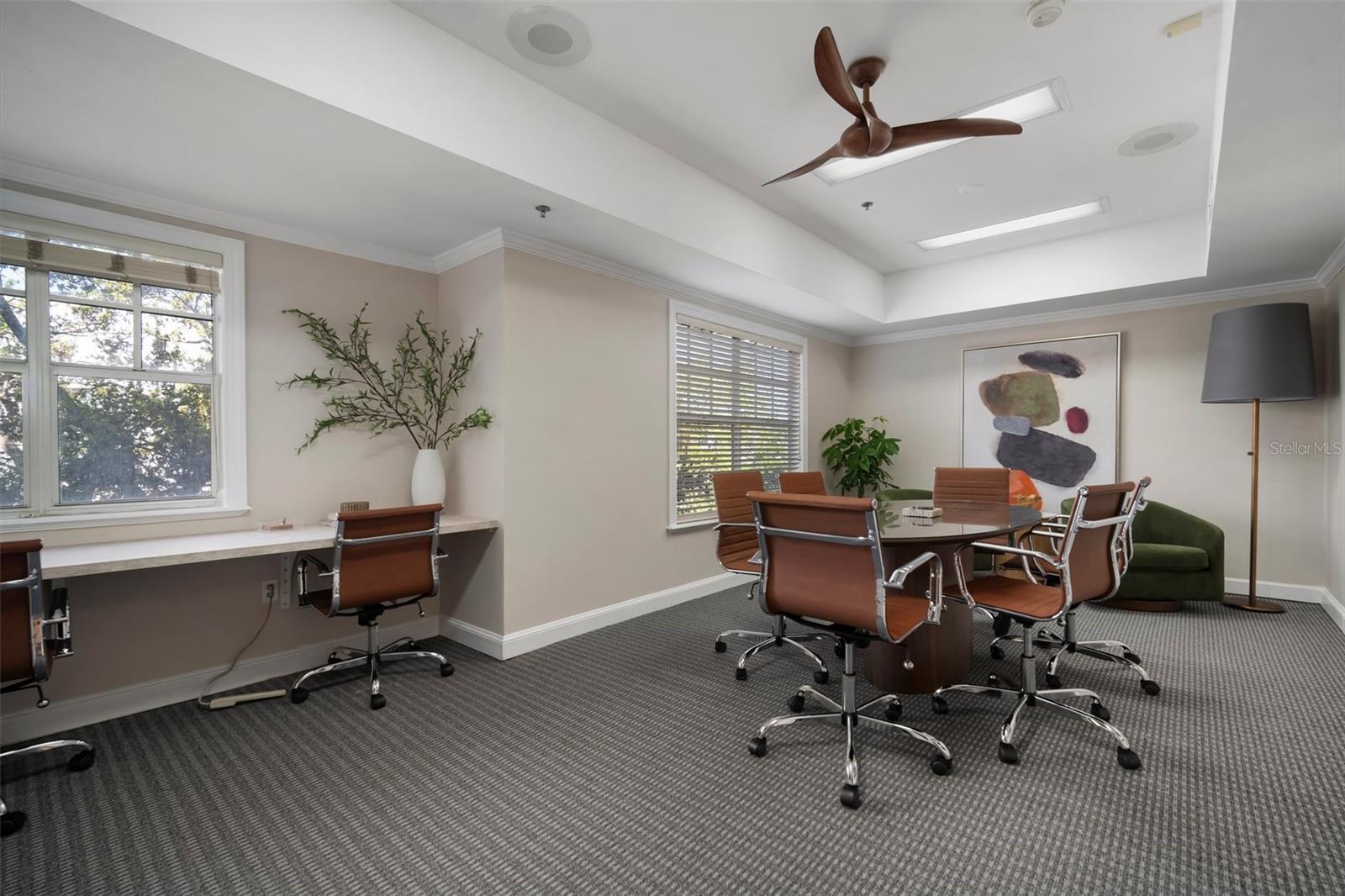 Community resident office space