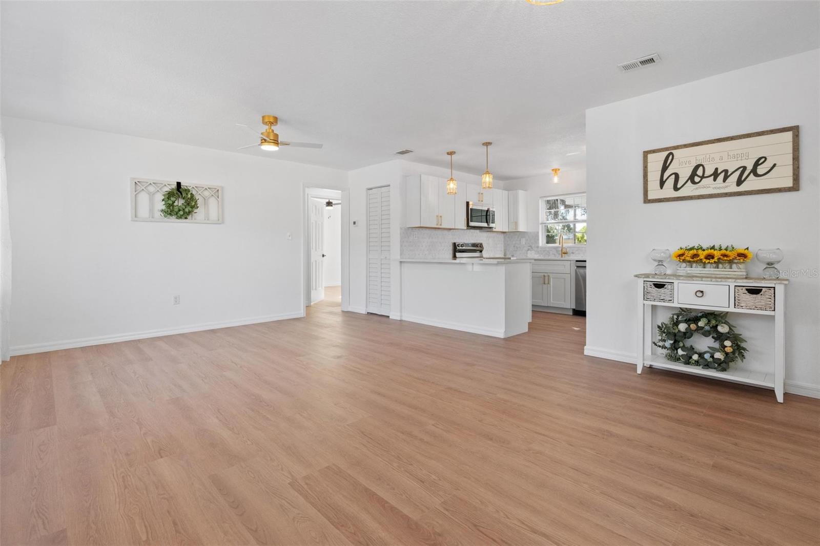 View from front entrance