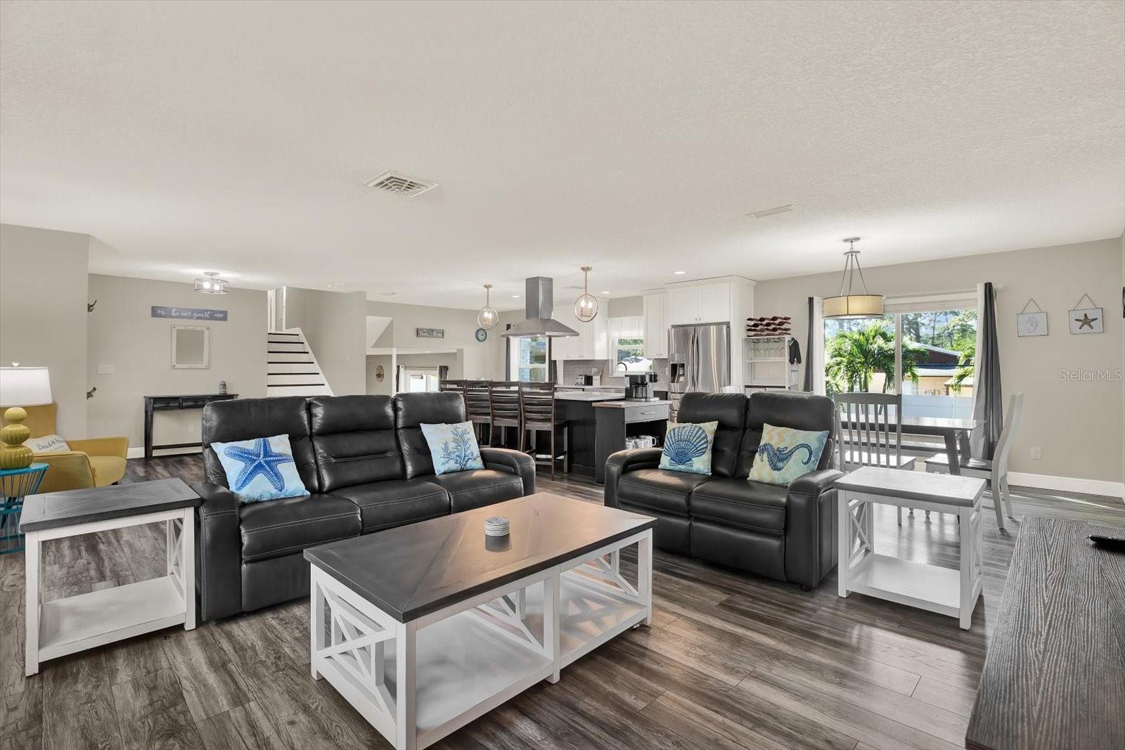 Living Room and Kitchen