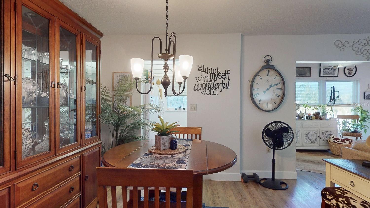 Living room to kitchen