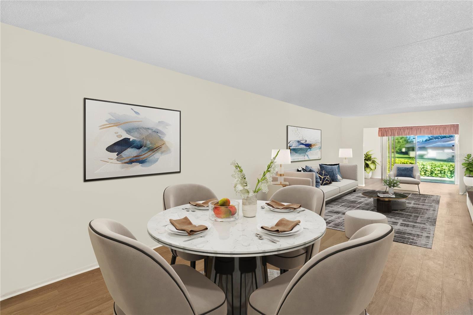 Virtually Staged Great Room