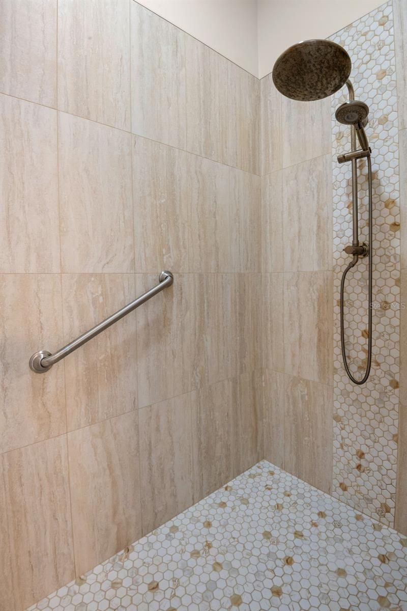 Primary Bath walk-in shower