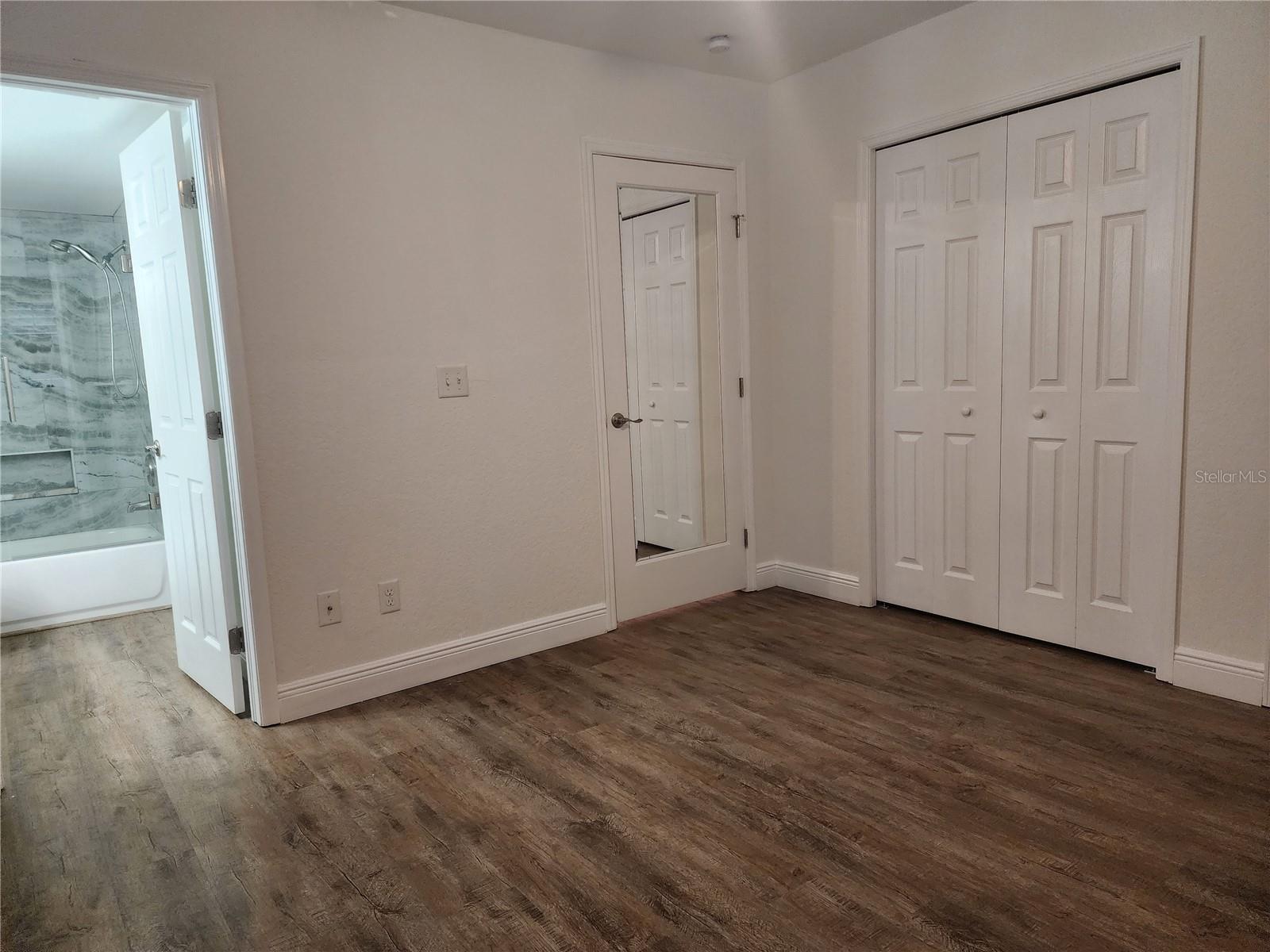 Mirrored Doors and Much Closet Space