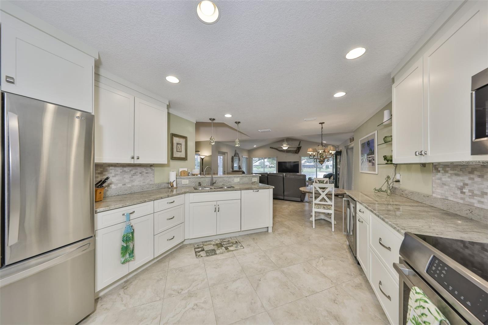 Stunning Redesigned  Kitchen, Bosh SS Appliances, LG Fridge