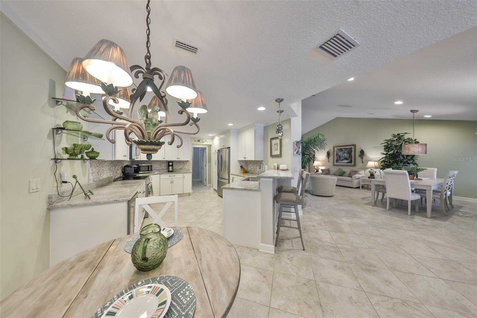 Eat-In Kitchen Area w/ Great View Of Lake