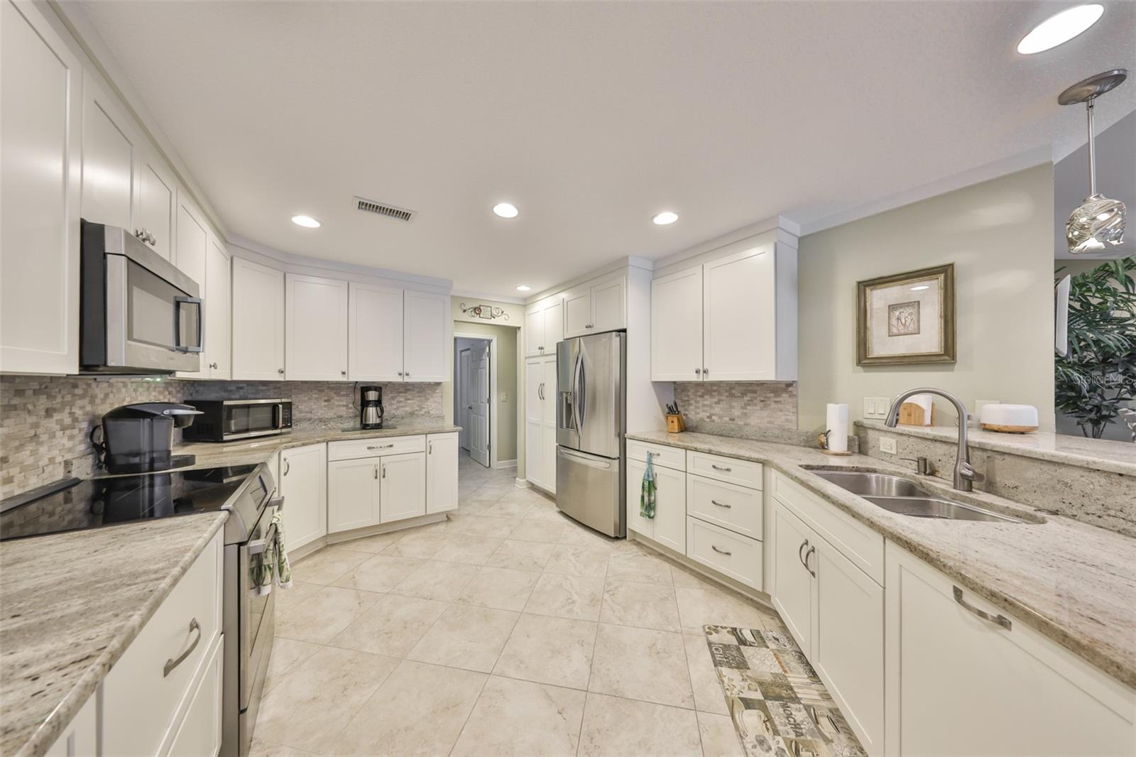 Beautifully Redesigned Kitchen, Plenty of Undercabinet Electric Outlets
