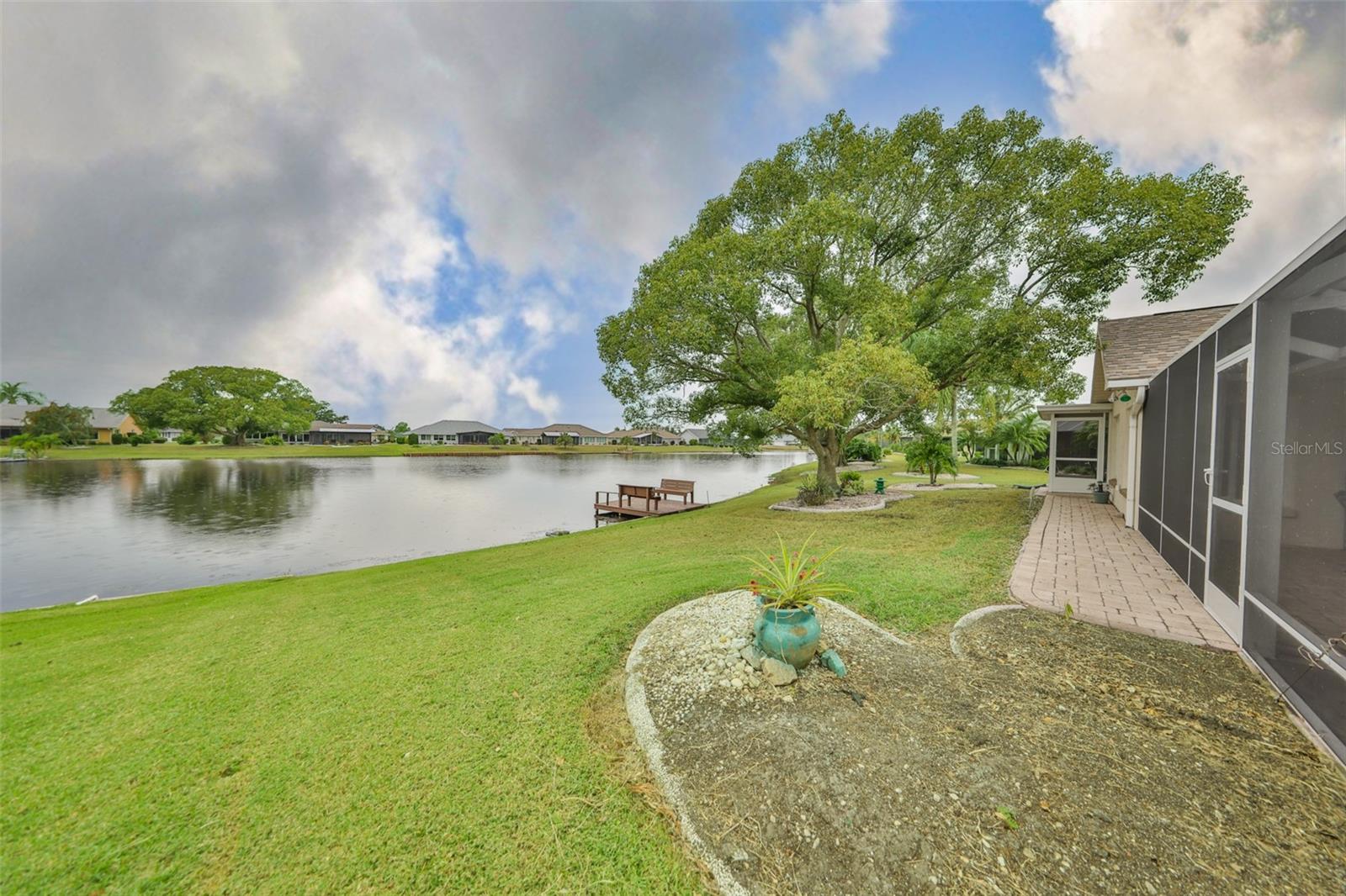 Backyard View with Caloosa Lake