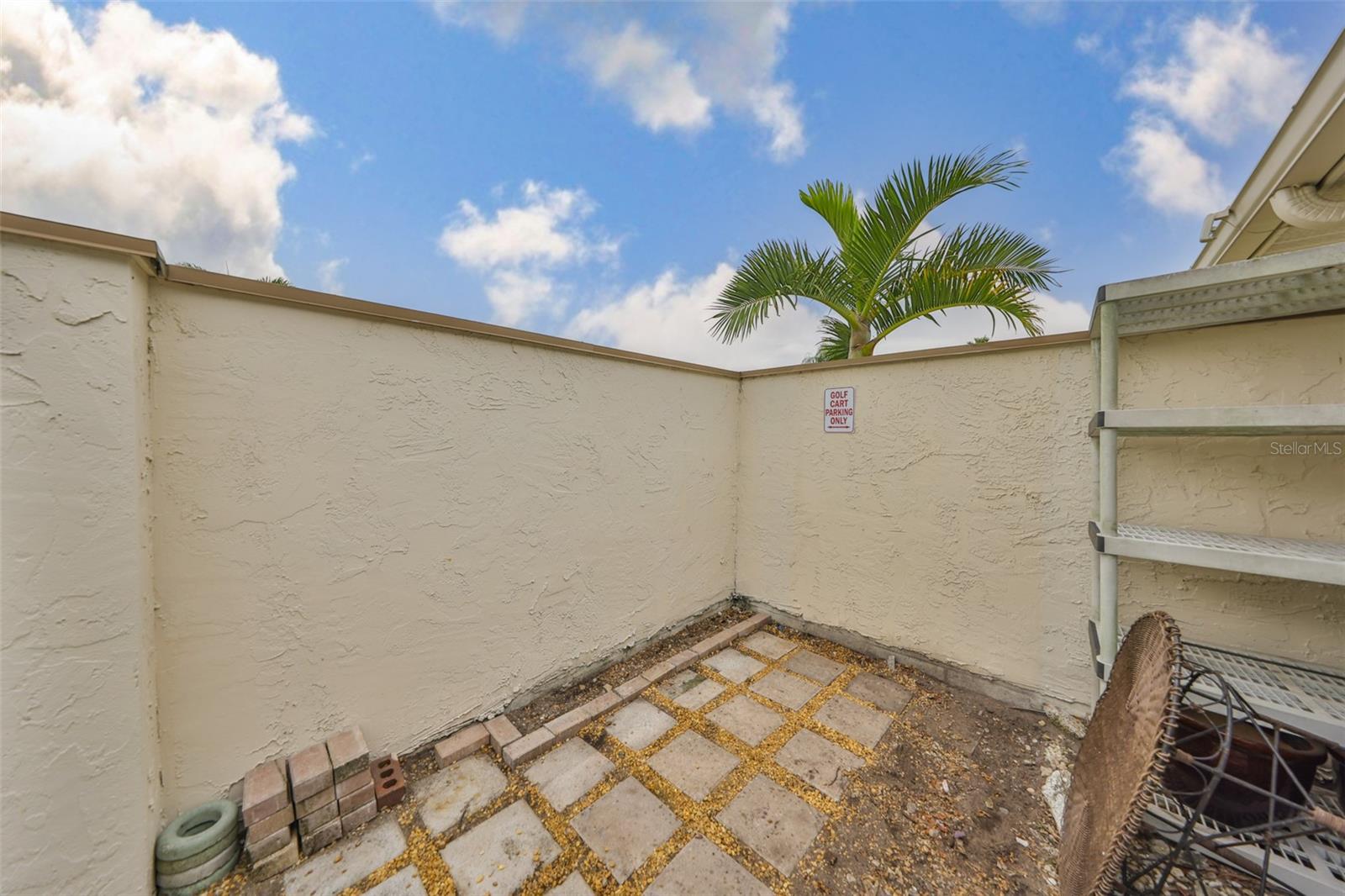 Golf Cart Parking PadRear Of Home