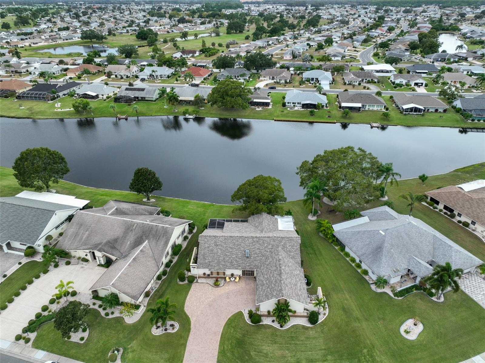 Aerial Front View w/Lake Caloosa