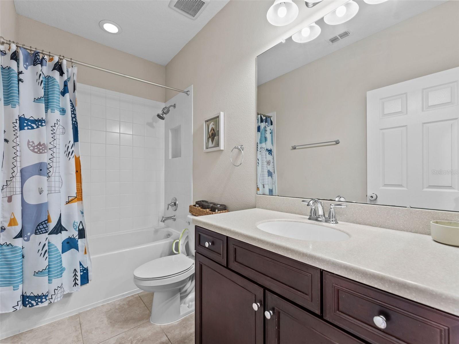 Second full bath upstairs